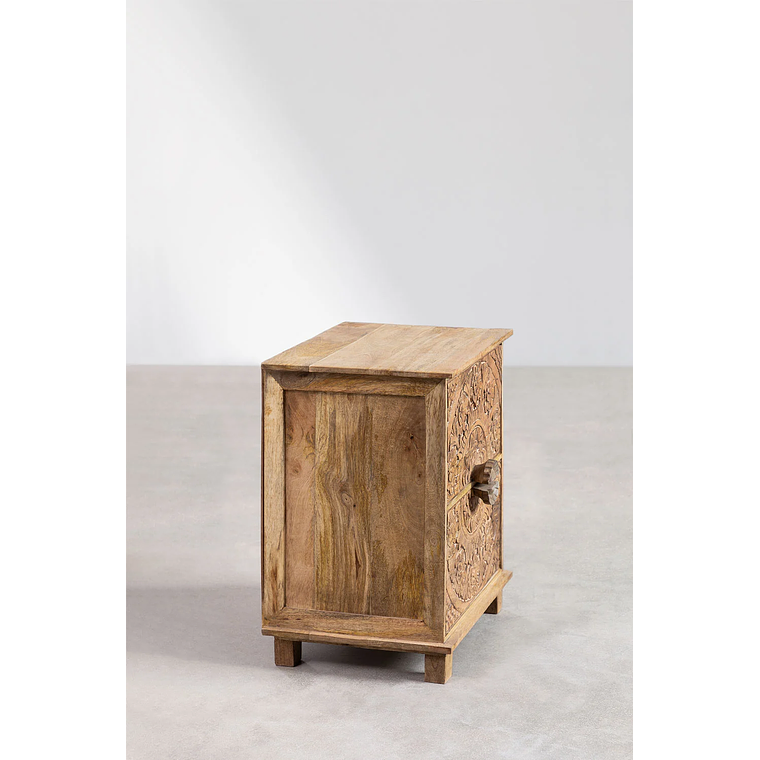 Velador con Cajones en Madera de Mango Wiluna 3