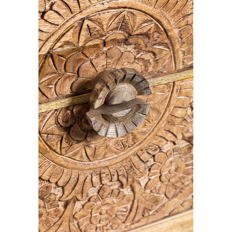 Velador con Cajones en Madera de Mango Wiluna 5