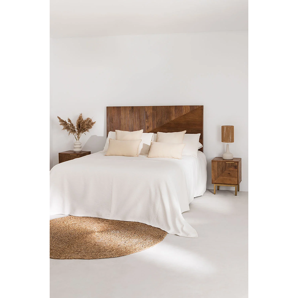 Respaldo cama 150cm en madera de mango Baty 1
