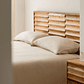 Respaldo cama 150cm en madera de acacia Petter - Miniatura 1