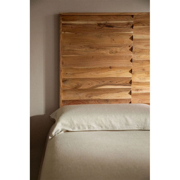 Respaldo cama 150cm en madera de acacia Petter 3