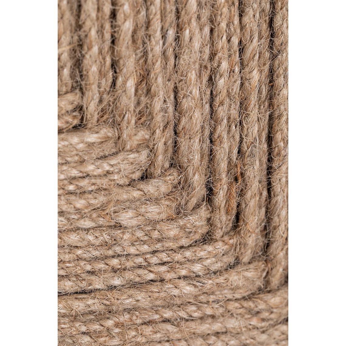 Respaldo cama 150cm en madera de mango y yute Evans 4