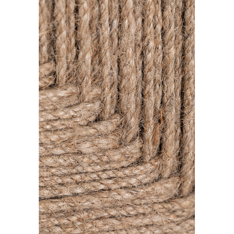 Respaldo cama 150cm en madera de mango y yute Evans 4