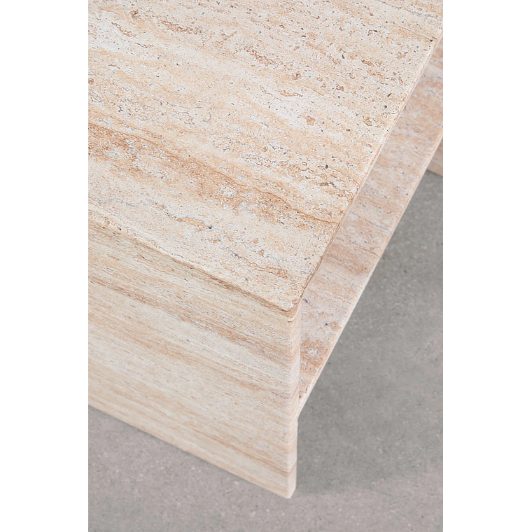 Velador en cemento look travertino Galia 3