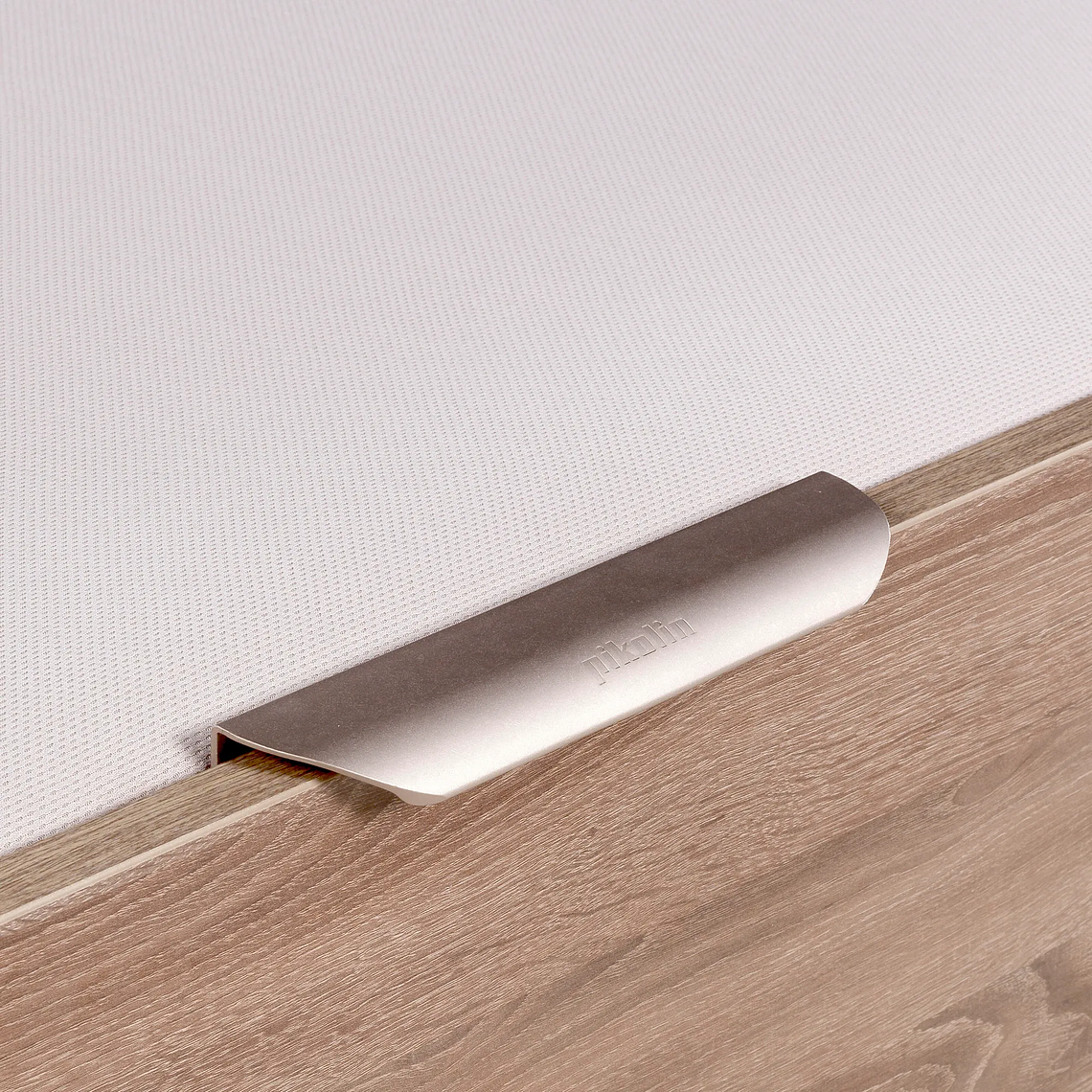 Canapé abatible de madera eléctrico de alta capacidad tapa única de color roble 105 x 200 cm 1.5 Plaza - DESIGN 5