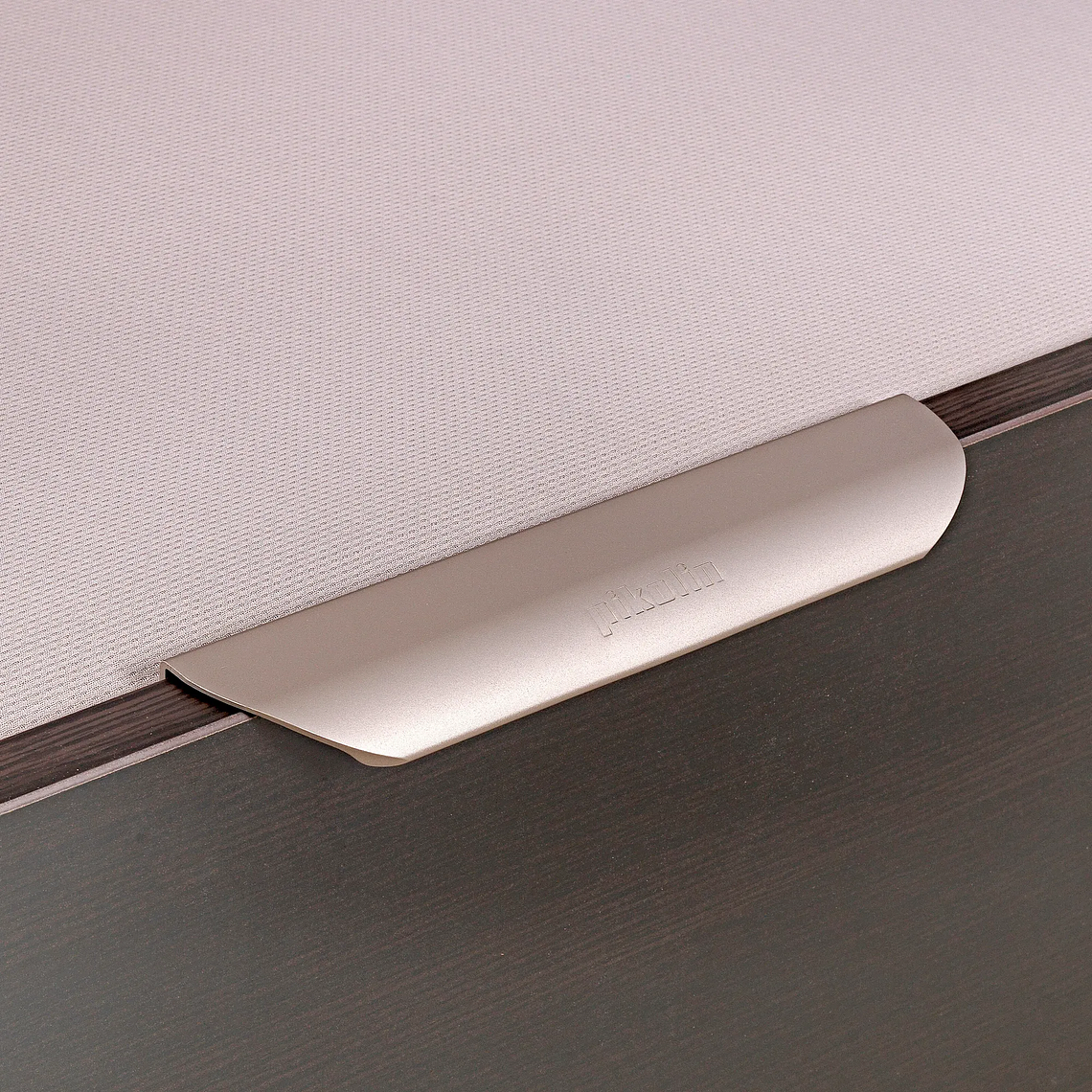 Canapé abatible de madera eléctrico de alta capacidad tapa única de color wengué 105 x 200 cm 1.5 Plaza - DESIGN 5