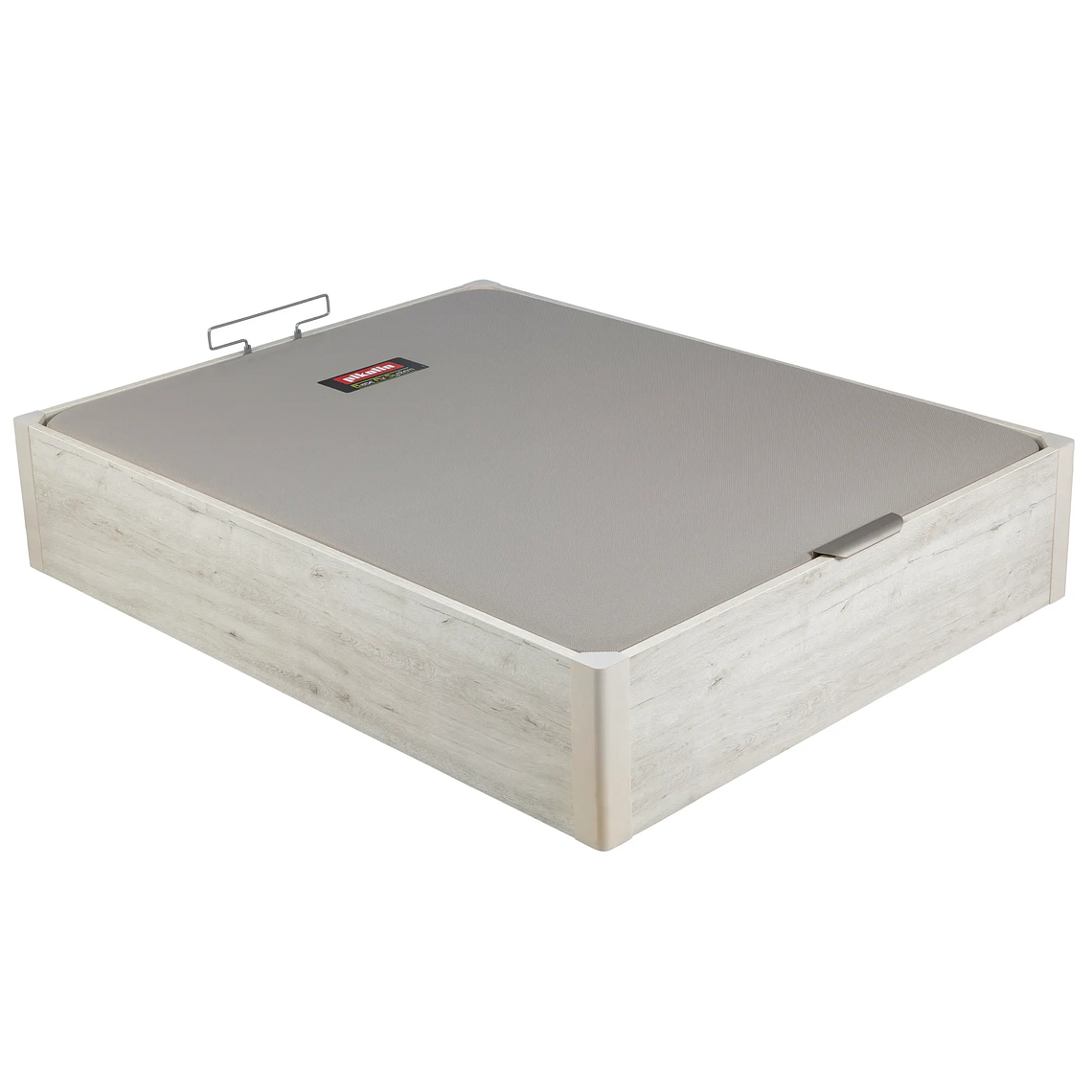 Canapé abatible de madera eléctrico de alta capacidad tapa única de color glaciar 150 x 200 cm 2 Plaza - DESIGN 2