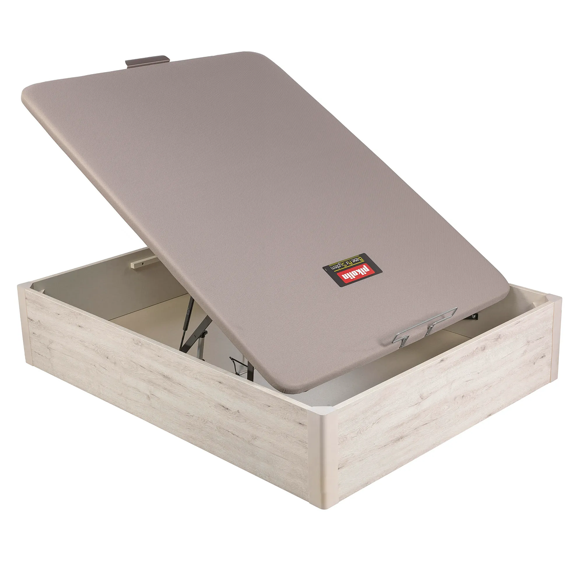 Canapé abatible de madera eléctrico de alta capacidad tapa única de color glaciar 150 x 200 cm 2 Plaza - DESIGN 3