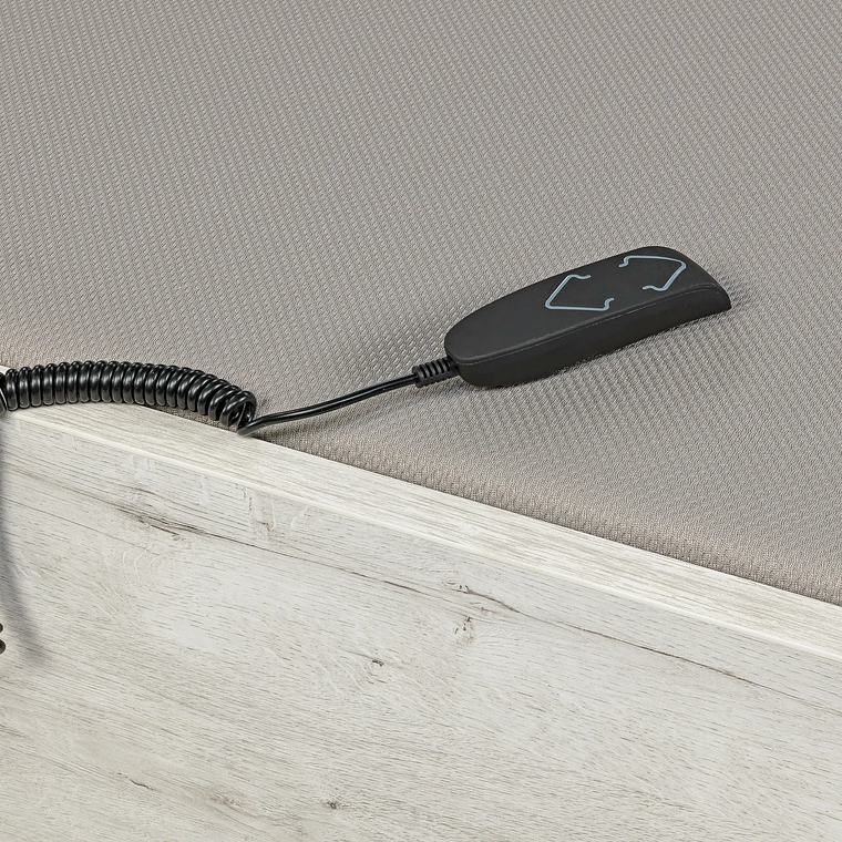 Canapé abatible de madera eléctrico de alta capacidad tapa única de color glaciar 150 x 200 cm 2 Plaza - DESIGN 5