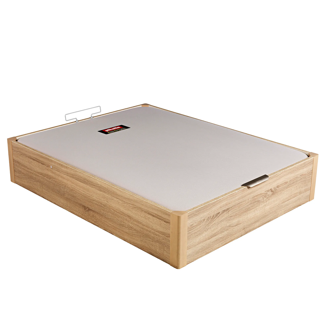 Canapé abatible de madera eléctrico de alta capacidad tapa única de color natural 150 x 200 cm 2 Plaza - DESIGN 2