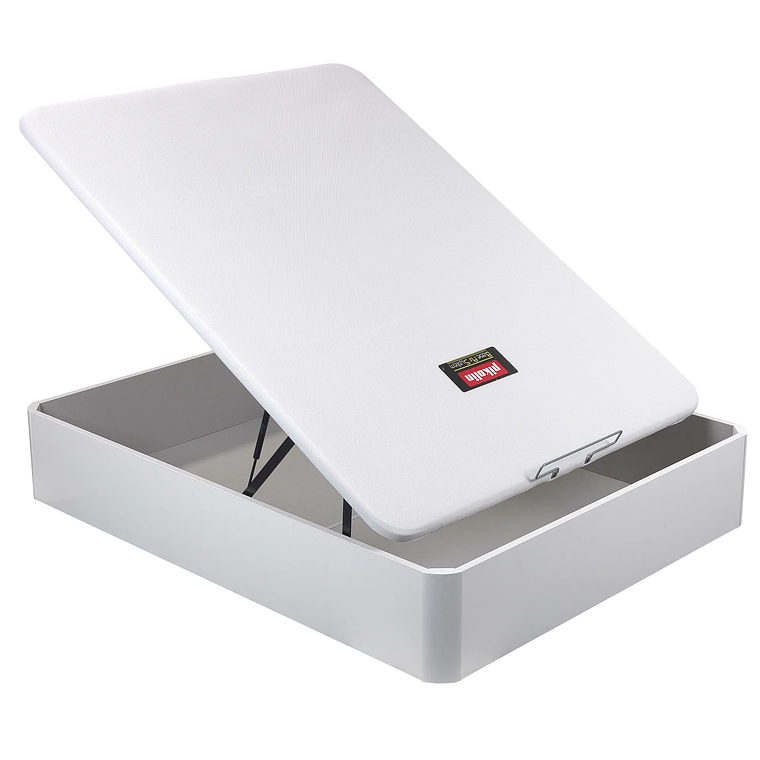 Canapé abatible color blanco 90 x 200 cm 1 Plaza - NATURBOX 2.0 3