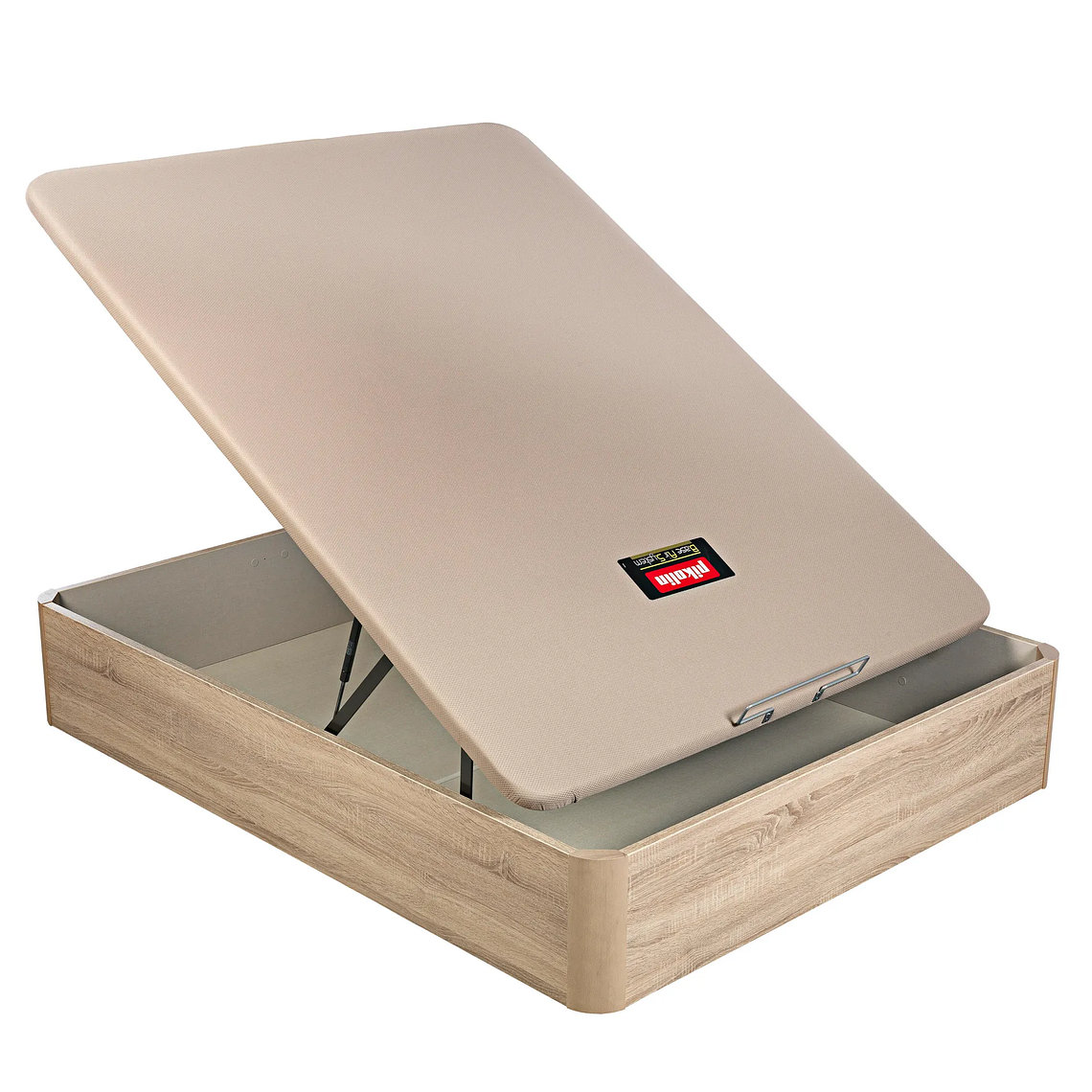 Canapé abatible color natural 150 x 200 cm 2 Plaza - NATURBOX 2.0 3