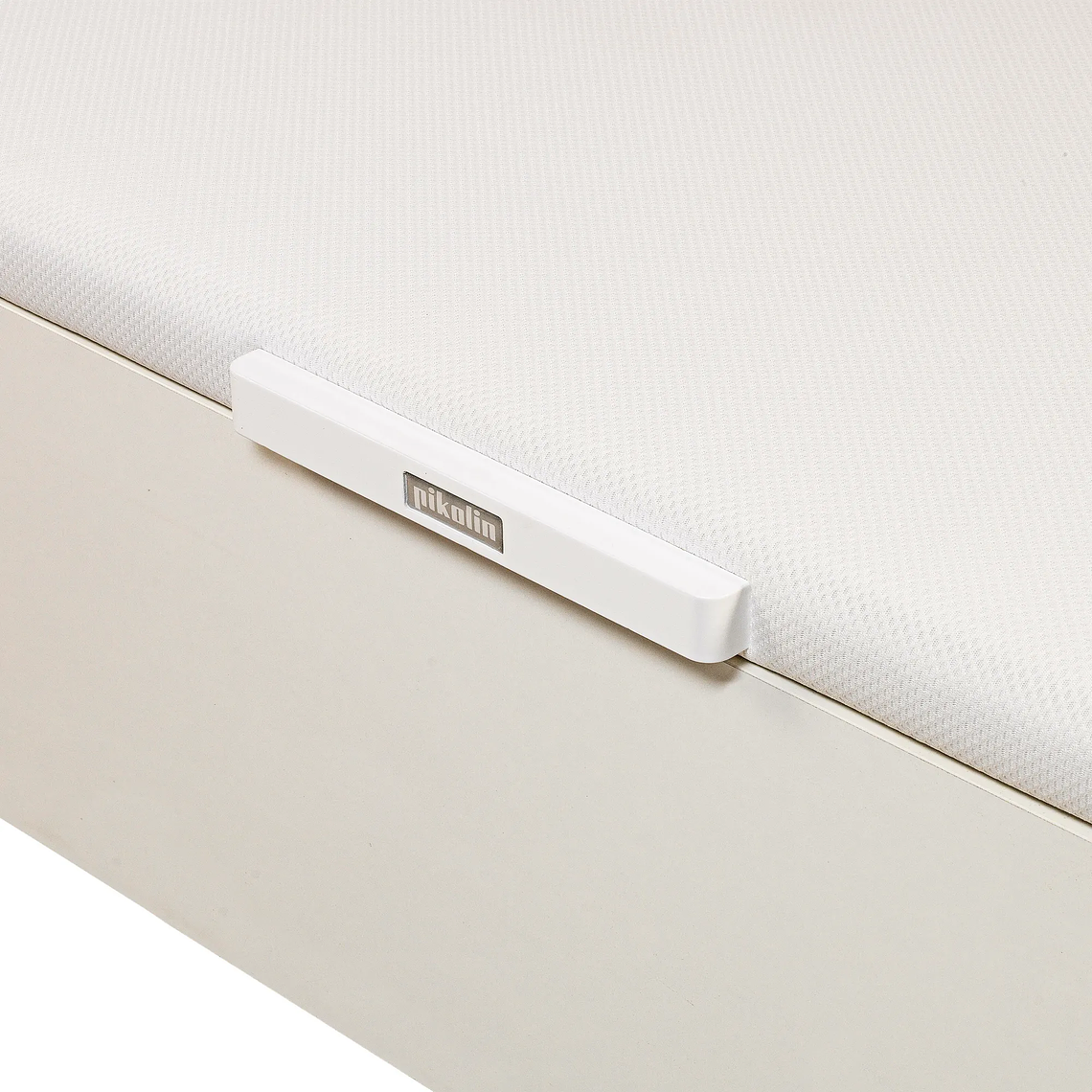 Canapé abatible de madera juvenil de color blanco 90 x 190 cm 1 Plaza - NATURBOX JUV 9