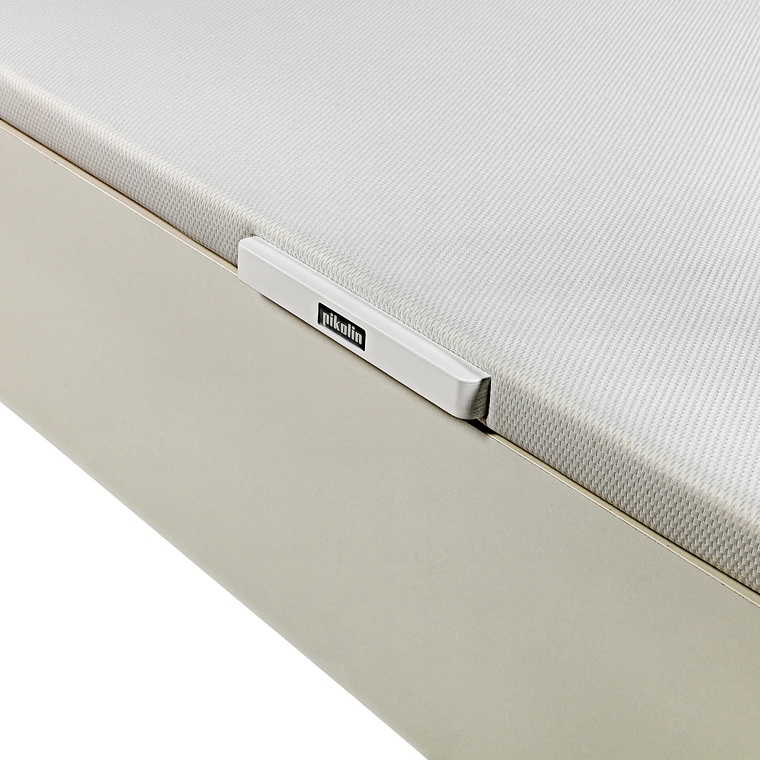 Canapé abatible de madera juvenil de color blanco 105 x 90 cm 1,5 Plaza - NATURBOX JUV 5