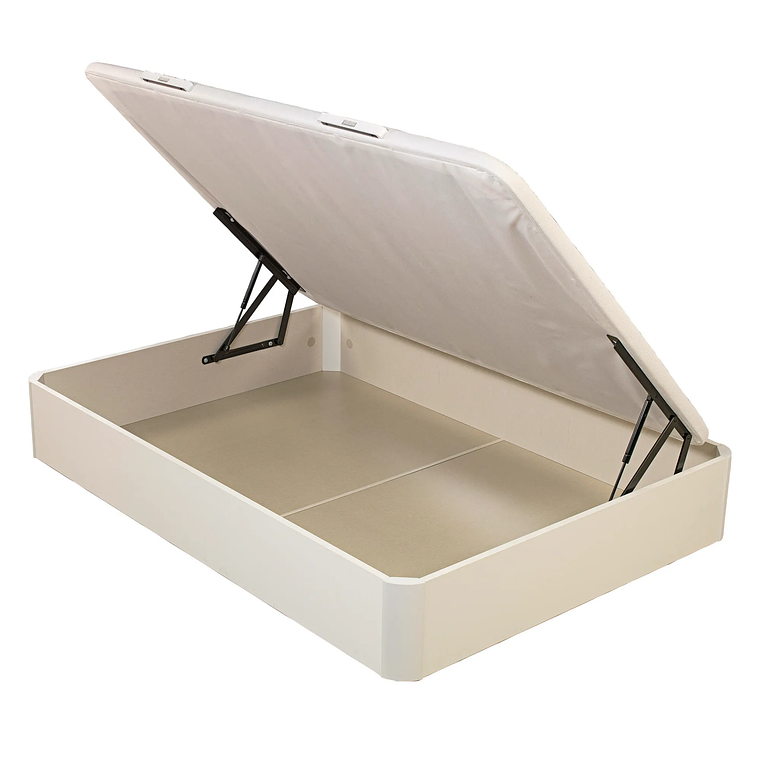 Canapé abatible de madera juvenil de color blanco 105 x 90 cm 1,5 Plaza - NATURBOX JUV 6