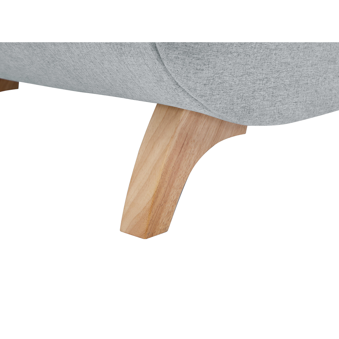 Diván (ángulo izquierdo) convertible de tela gris claro con arcón 160 cm PENELOPE 8