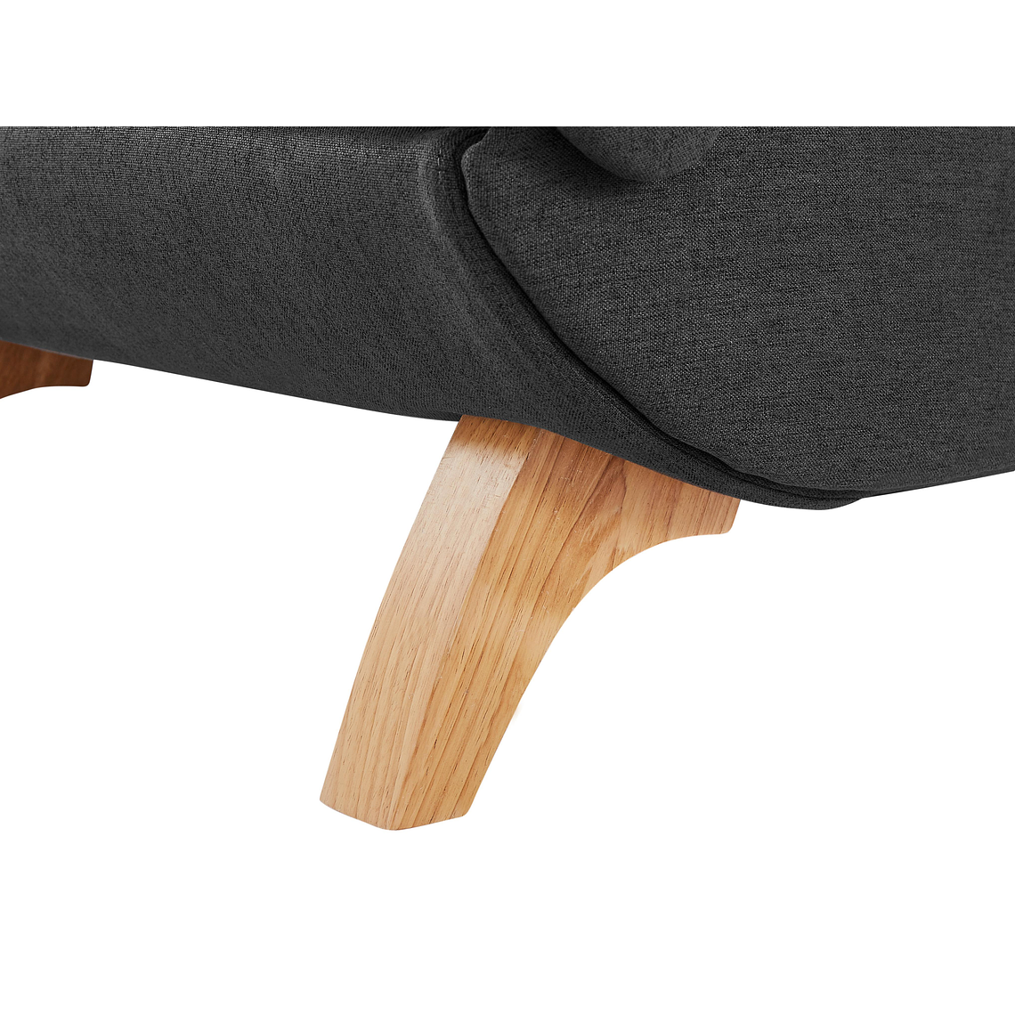 Diván (ángulo derecho) convertible de tela antracita con arcón PENELOPE 7