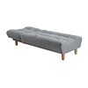 Diván cama de tela 84 cm ESTEBAN - Gris