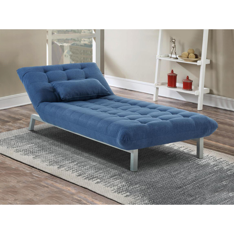 Diván de tela HORNET 186 cm - Azul 1