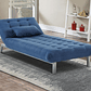 Diván de tela HORNET 186 cm - Azul - Miniatura 1