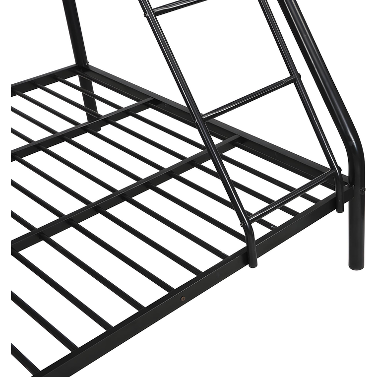 Camarote ELEVATIO IV - 90 x 190 cm - Acero - Negro + colchón 8