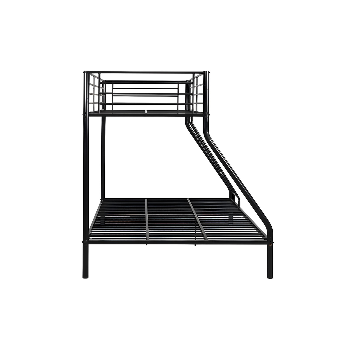 Camarote ELEVATIO IV - 90 x 190 cm - Acero - Negro + colchón 9