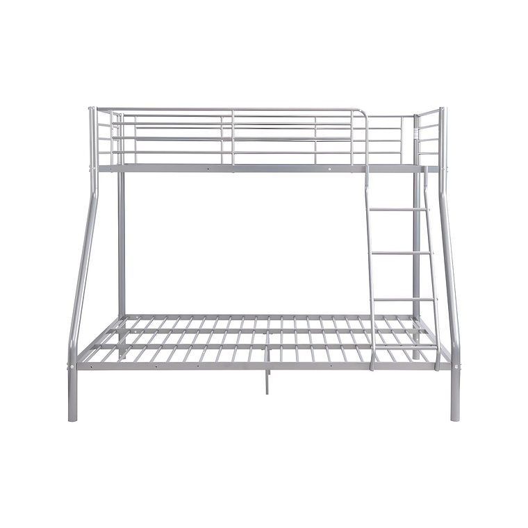 Camarote ELEVATIO IV - 90 x 190 cm - Acero - plata + colchón 5