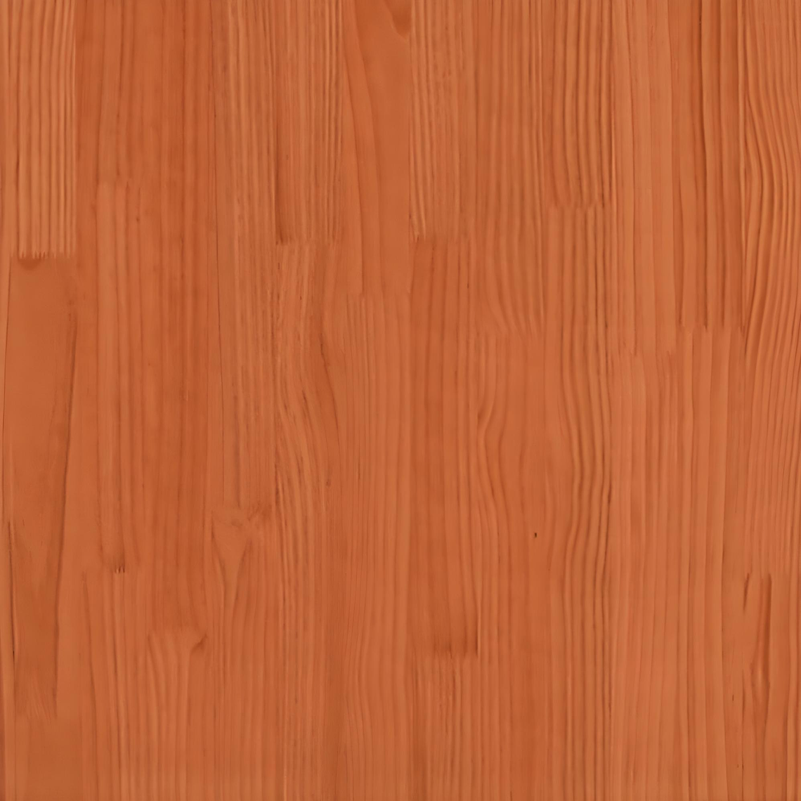 Camarote triple de madera maciza de pino marrón cera 75x190 cm 9