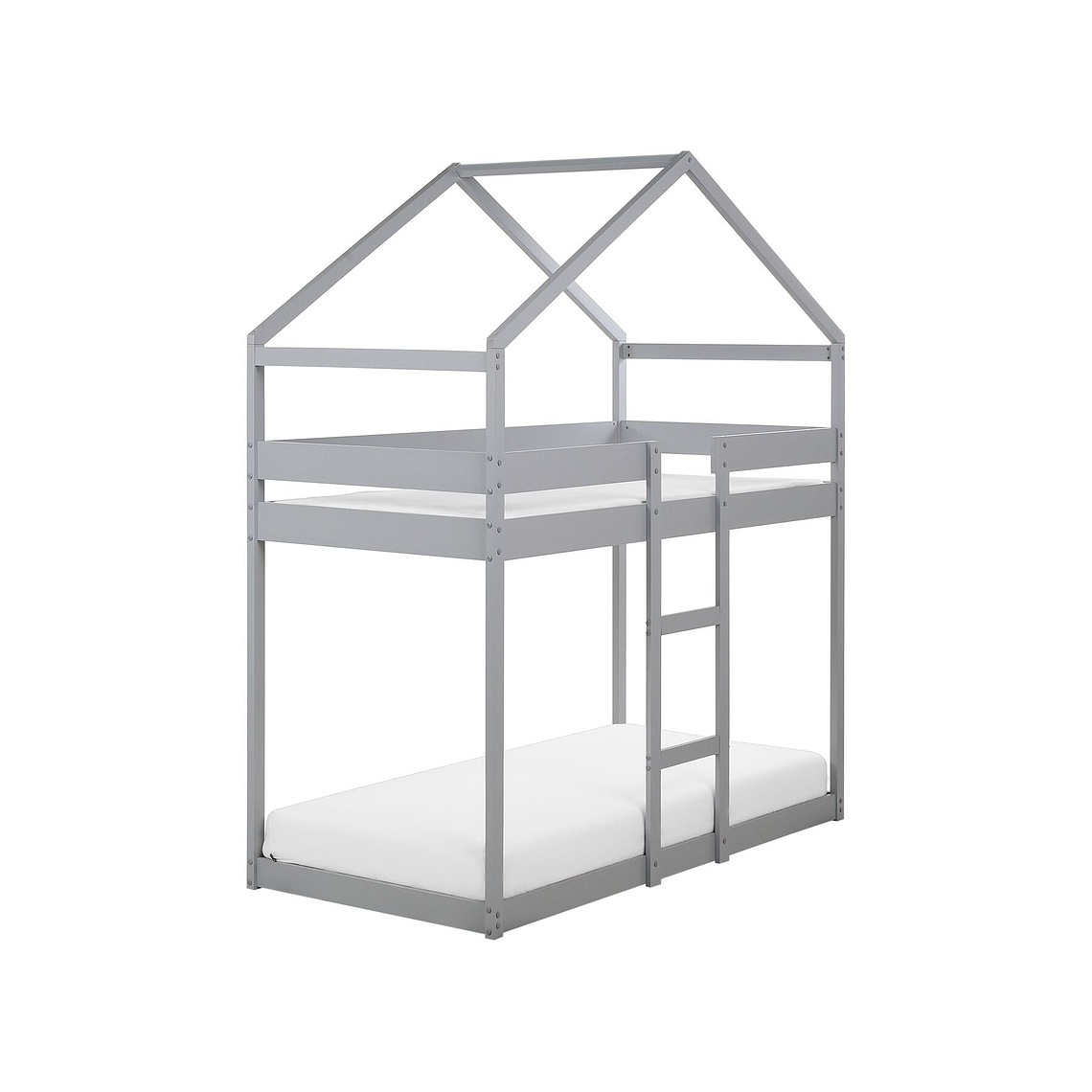 Camarote con dosel de madera blanca 90 x 200 cm LABATUT 2