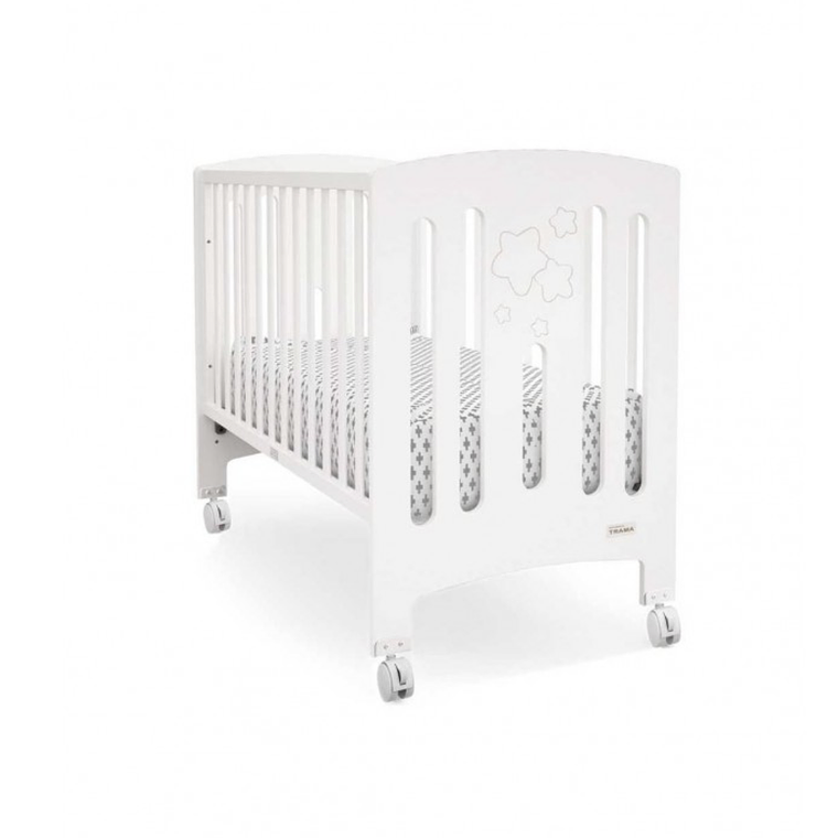 Cuna Trama Gamma Blanco Mate Plata Metalizado 1