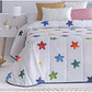 COLCHA VERANO INFANTIL CON RELLENO ALTET ESTRELLAS DE COLORES CAMA 2 PLAZA - Miniatura 2