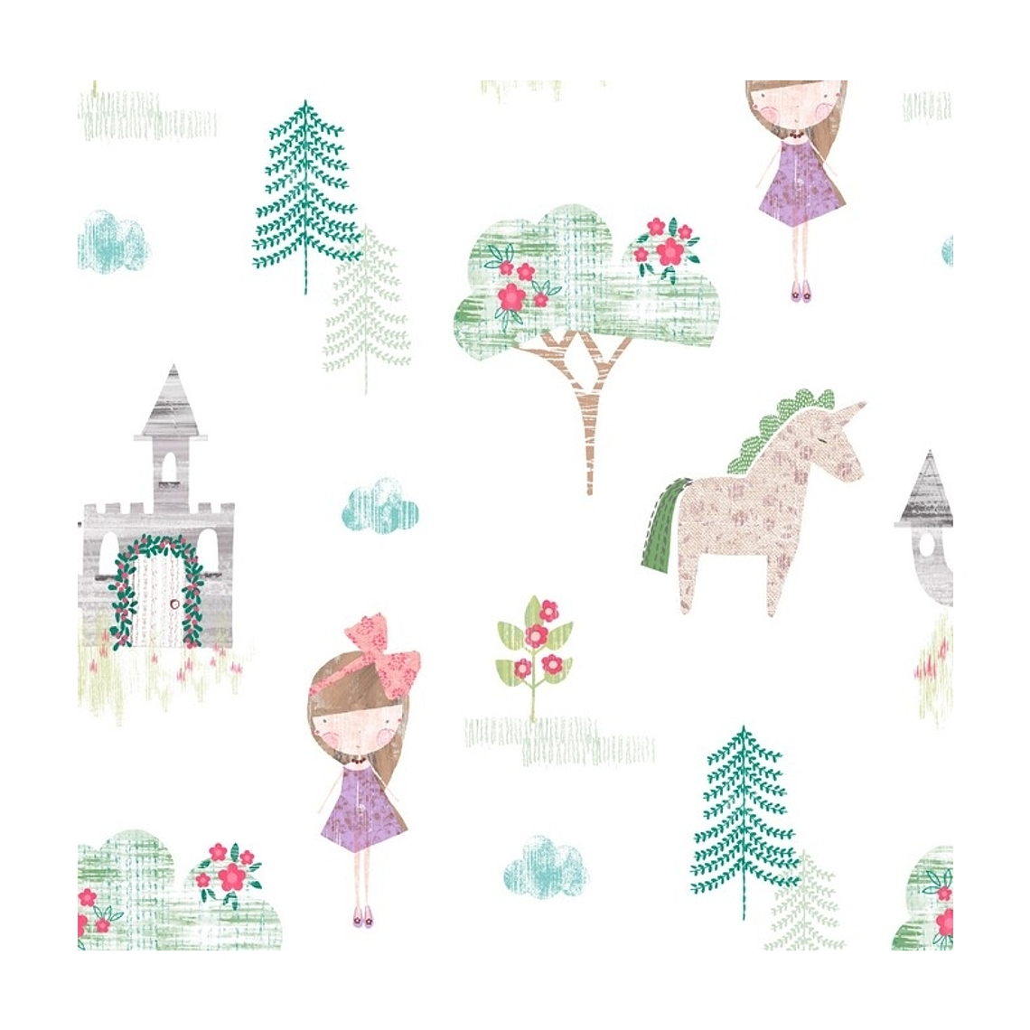 COLCHA INFANTIL FANTASY B DIBUJO DE CASTILLOS 1 PLAZA 2