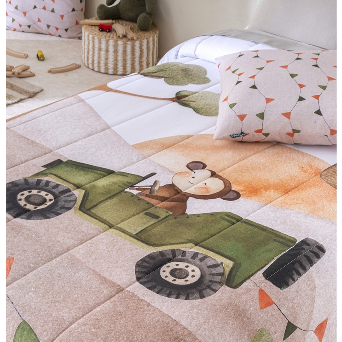 COLCHA CAMA INFANTIL KENIA DE ILUSTRANDO TUS SUEÑOS 1 PLAZA 2