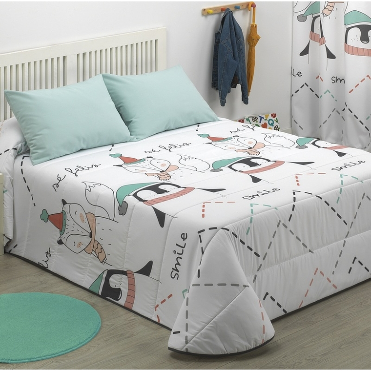 EDREDÓN NÓRDICO INFANTIL DE ANIMALES PINGUIN 1 PLAZA 1