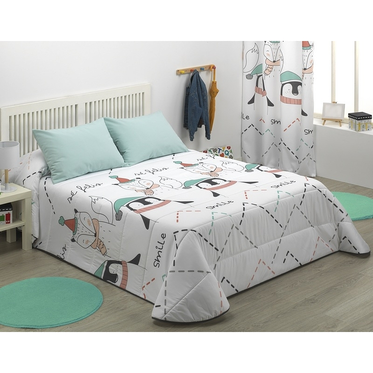 EDREDÓN NÓRDICO INFANTIL DE ANIMALES PINGUIN 1 PLAZA 2