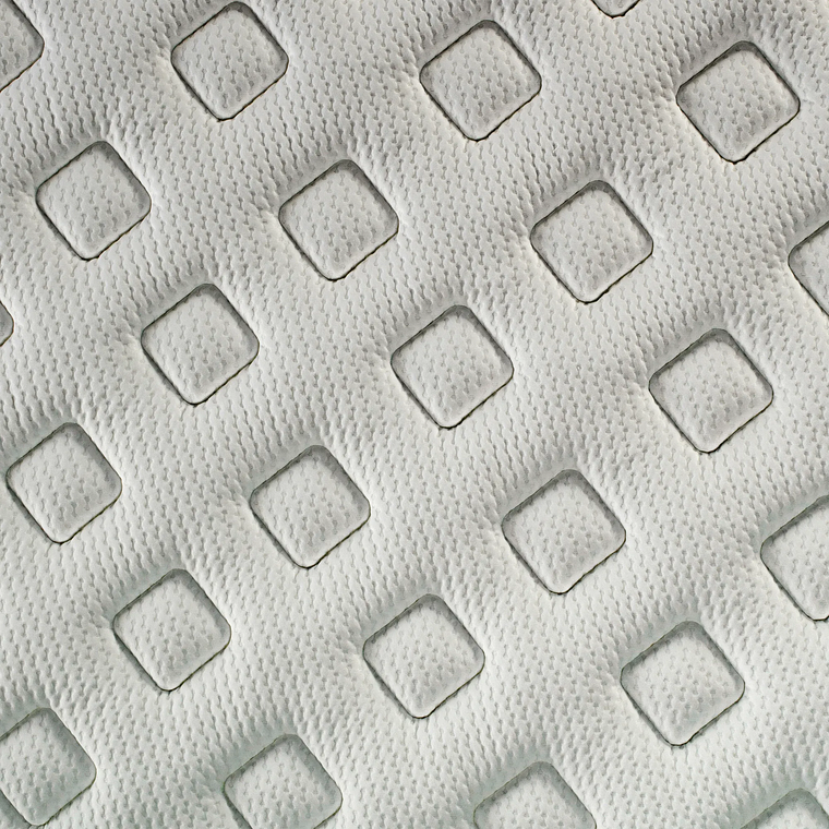 Colchón viscoelástico de muelles ensacados, firmeza media y tejido Seaqual - GALEON King 3