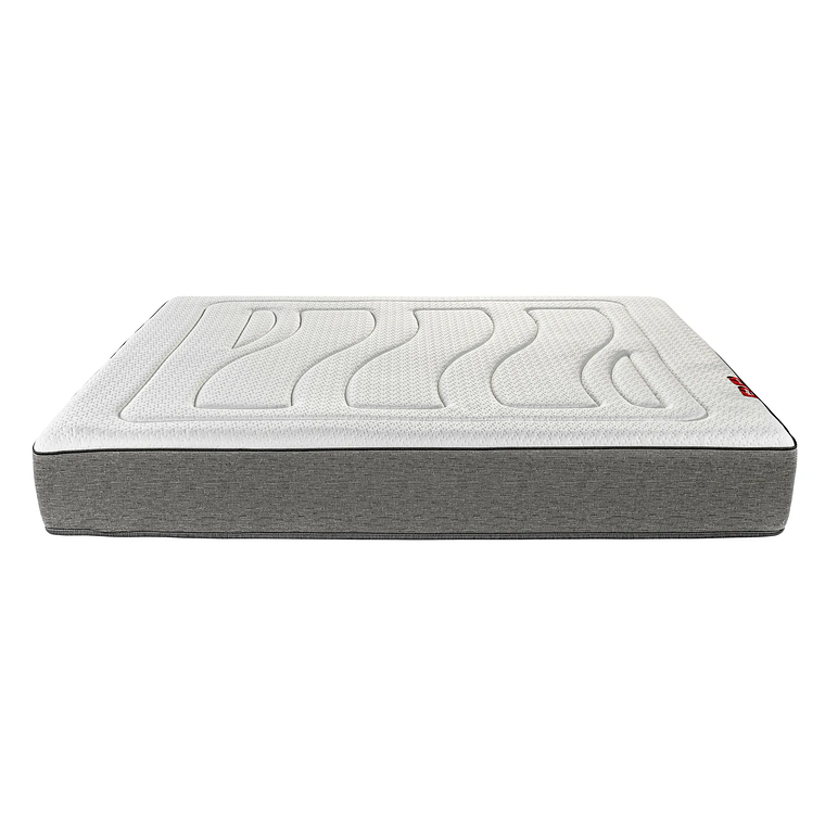 Colchón enrollado de visco y muelles ensacados de firmeza media-alta - PIKUP FUSSION 2 Plaza 7