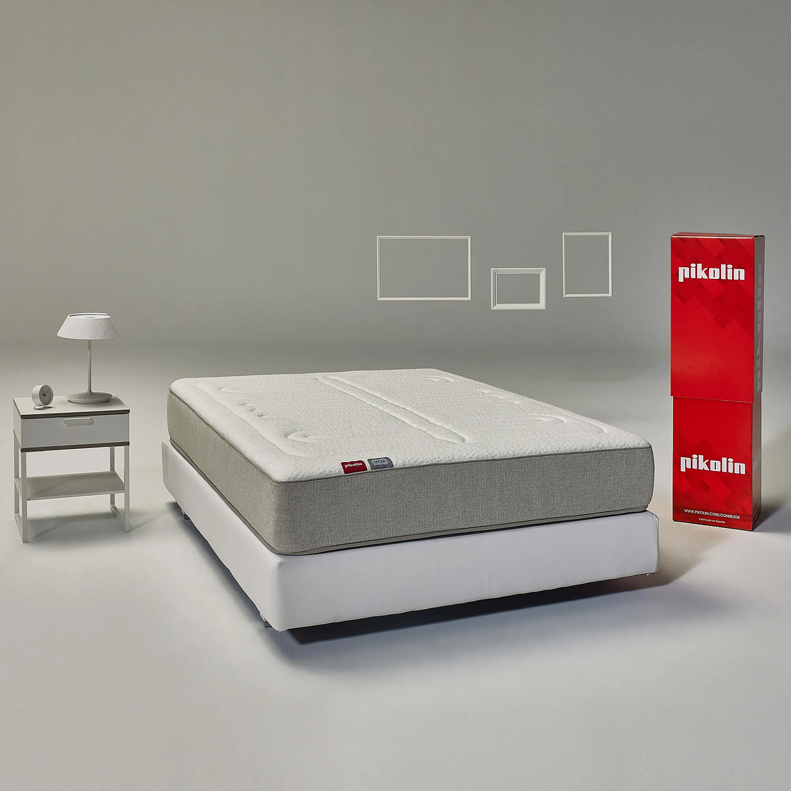 Colchón enrollado de muelles ensacados y visco y firmeza alta - VEZA 2 Plaza 5