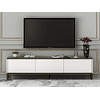 Mueble TV Kailua 1711 (Blanco + Mármol negro)