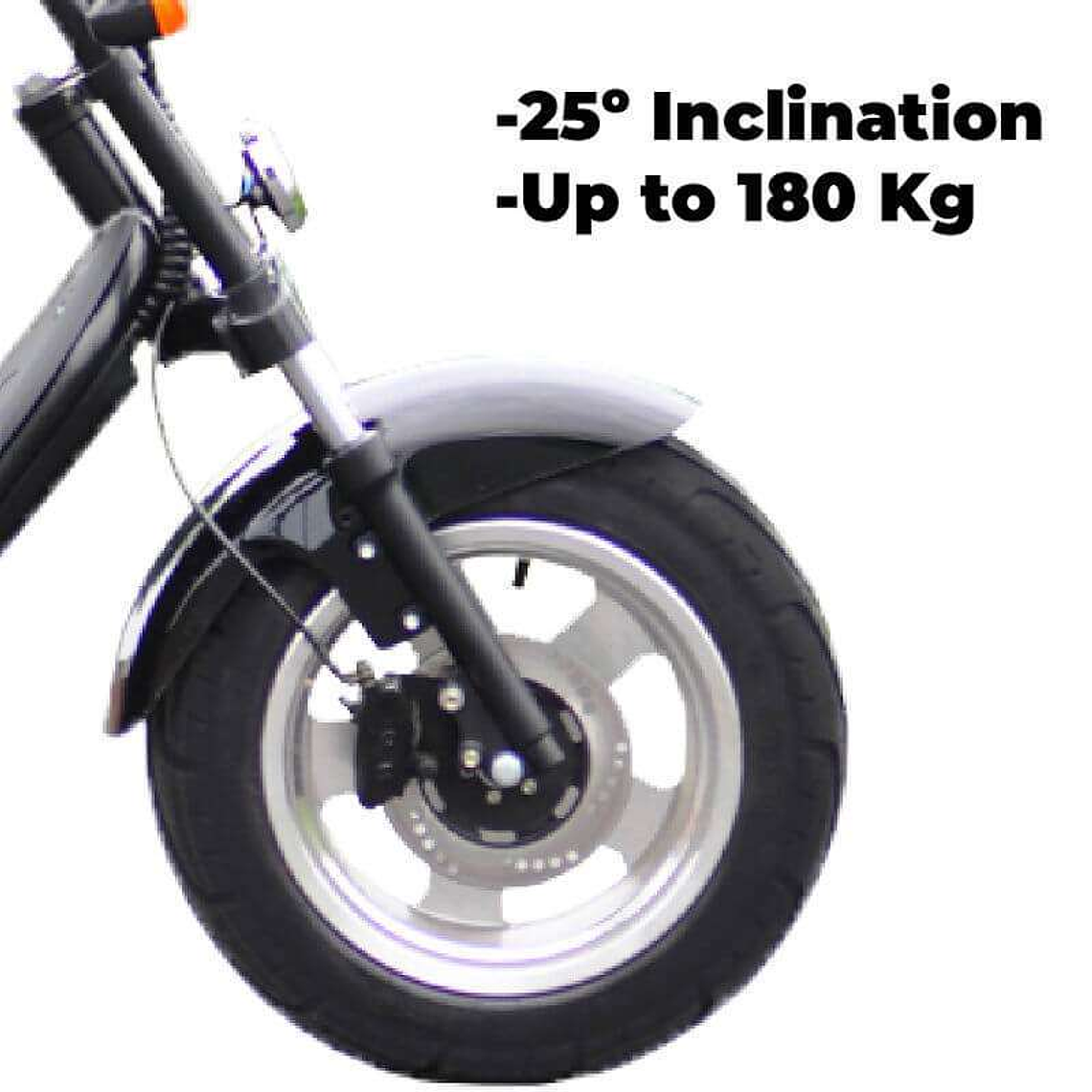 Patinete CityCoco FURIOUS 4000W Matriculable Negro 4