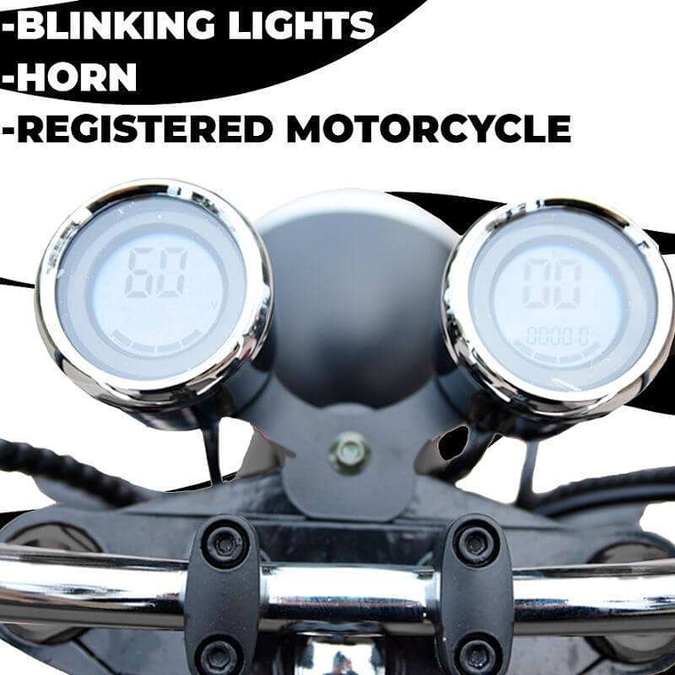 Patinete CityCoco COBRA 2000W Matriculable Negro 6