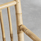 Silla de comedor con reposabrazos con cojín en bambú Senia - Miniatura 4