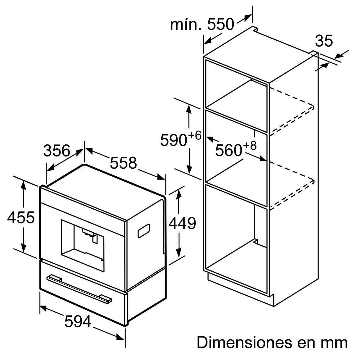 Cafetera Siemens automatica totalmente integrable CT636LES6 10