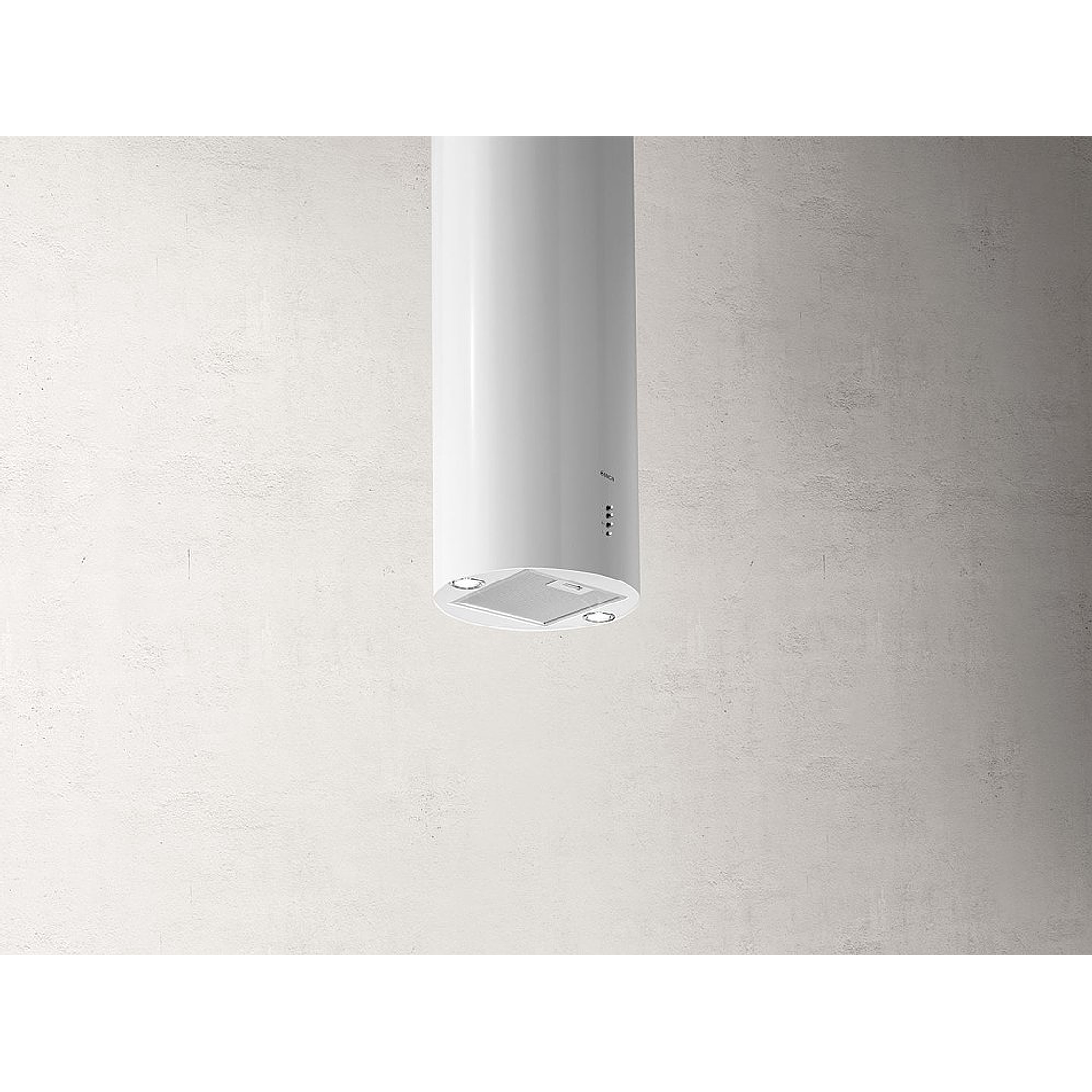 Elica TUBE PRO ISLAND WH MAT/A/43 Isla campana cm. 43 - blanco 2