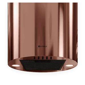 Campana Isla Silenciosa - 39 cm - 570 m³/h - LOBELIO - Vino Cobre