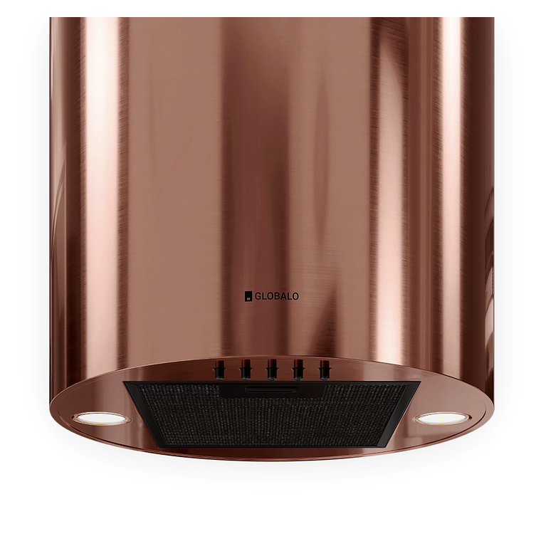 Campana Isla Silenciosa - 39 cm - 570 m³/h - LOBELIO - Vino Cobre 2