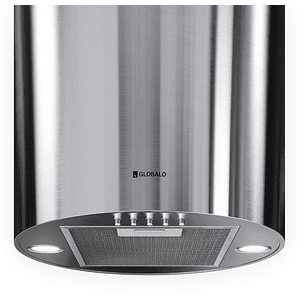 Campana Isla Silenciosa - 39 cm - 570 m³/h - LOBELIO - Inox