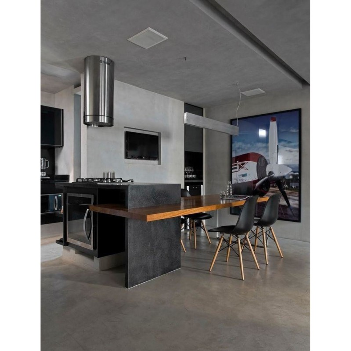 Campana Isla Falmec Polar Light 35 Cm Acabado en Acero Inoxidable 4