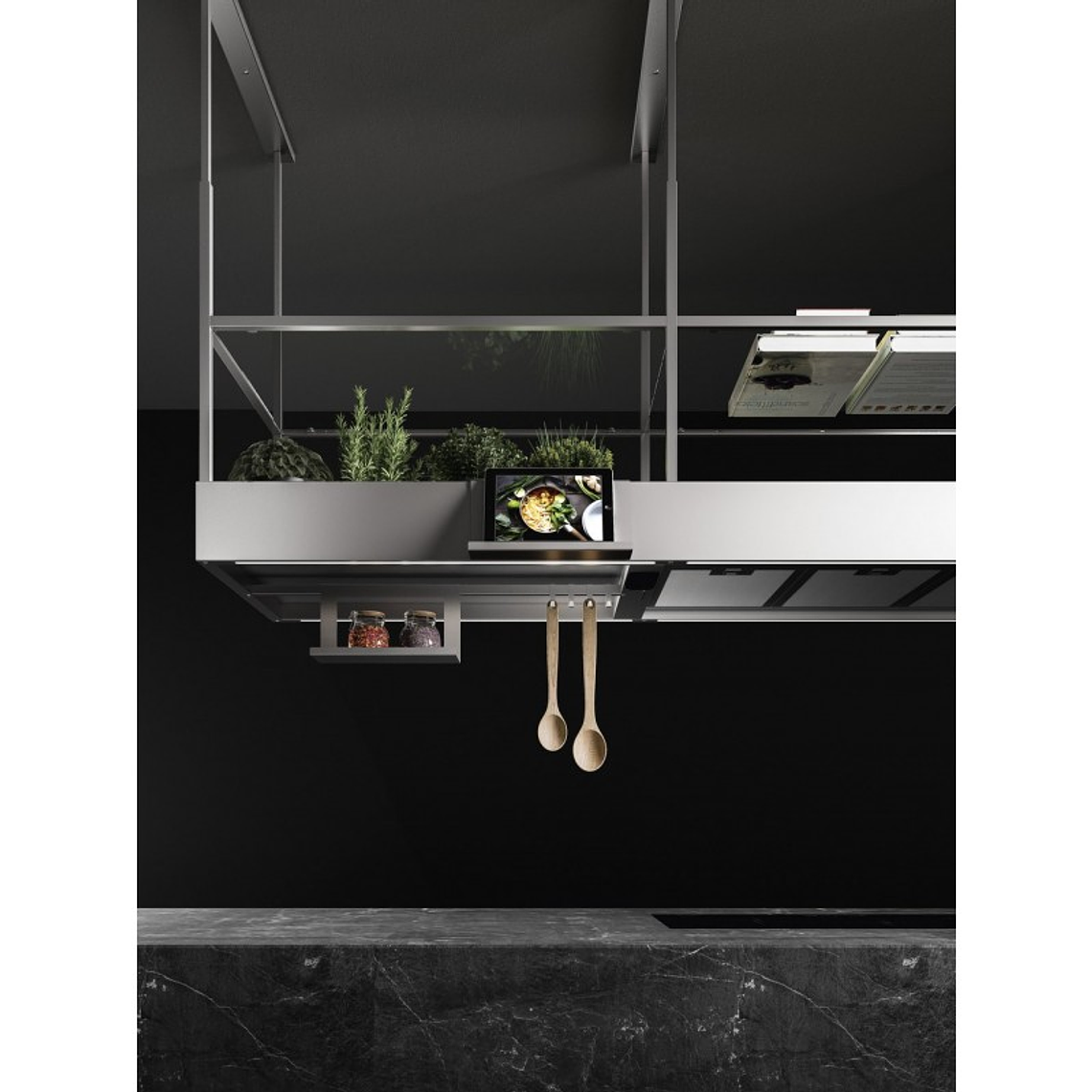 Campana Isla FALMEC Spazio 180 Cm Acabado Acero Inoxidable 3