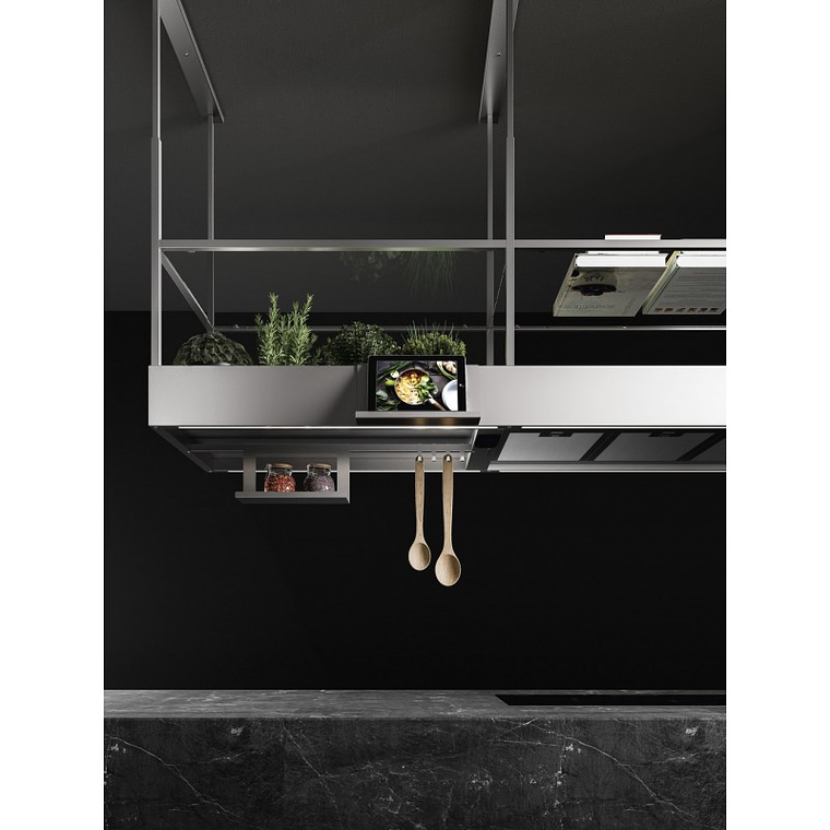 Campana Isla FALMEC Spazio 180 Cm Acabado Acero Inoxidable 3